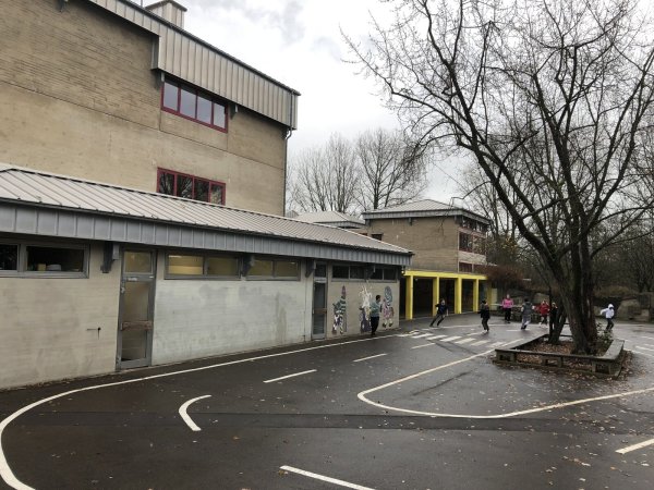 Wird an die Stelle der heutigen Erich Kästner-Schule an der Otto-Hahn-Straße eine fünfzügige Grundschule errichtet? Diese Frage ist aktuell noch völlig offen. Zunächst steht ein Bürgerentscheid zur Zukunft der Bad Salzufler Grundschullandschaft an. - © Thomas Reineke
