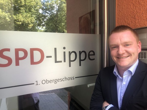 Julian Hördemann, Geschäftsführer der SPD in Lippe. - © Martin Hostert