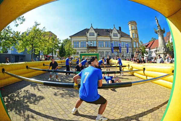 Human-Table-Soccer-Stadtmeisterschaften um den Hermannshof-Pokal - © Nicole Ellerbrake