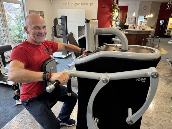 Andreas Haugwitz ist in Lage als Fitness-Trainer und Studio-Besitzer bekannt. - © Sandra Castrup