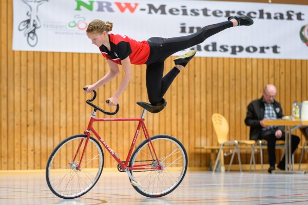 Emmy Hoffmann vom RSV Tempo Lieme erreichte mit Bestleistung den zweiten Platz bei der U13. - © Egon Penner