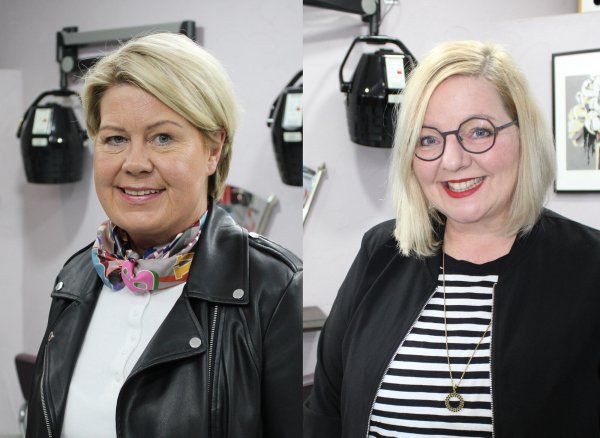 Haben Forderungen an die Politik: Heike Klaas (links), Obermeisterin der Friseur- und Kosmetik-Innung Paderborn-Lippe, und Andrea Hegerbekermeier, Geschäftsführerin der Kreishandwerkerschaft Paderborn-Lippe. - © Annika Langhagel
