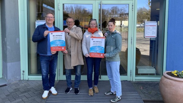 Das Orga-Team Lutz Missbach (von links), Bernd Noltekuhlmann, Tina Rabe und Sarah Beckmann steht in den Startlöchern. - © TV Lemgo