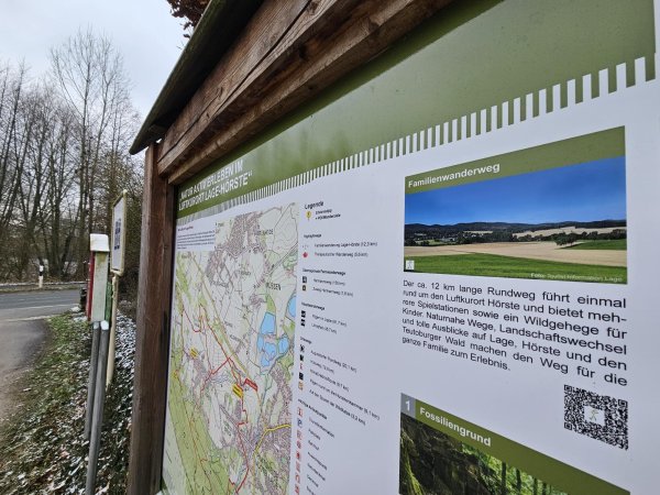 Es gibt einige Wanderwege in Hörste und ganz unterschiedliche Stellen, um einzusteigen. Zum Beispiel am Uitspann Hiddentrup in Hörste. - © Astrid Sewing