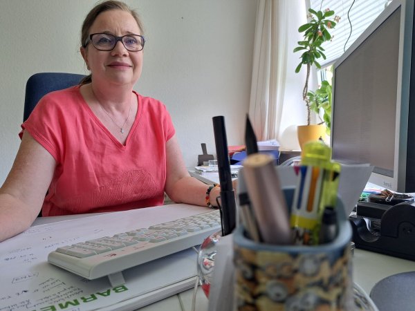 Petra Rosin arbeit im Qualitätsmanagement des Klinikum Lippe. Viele Probleme ließen sich im Gespräch lösen, weiß sie. - © Carolin Brokmann-Förster