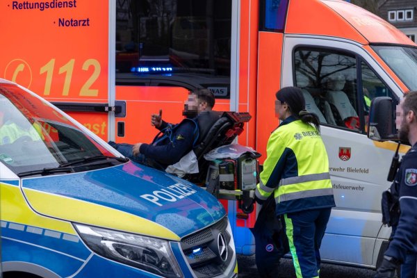 Bei den Schüssen vor dem Bielefelder Landgericht wurden insgesamt vier Personen verletzt. War es ein Racheakt? - © Christian Mathiesen