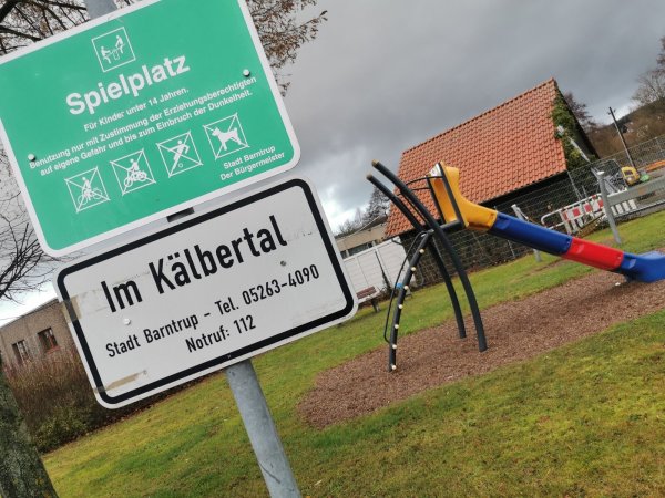 Der Spielplatz "Im Kälbertal". - © Sylvia Frevert