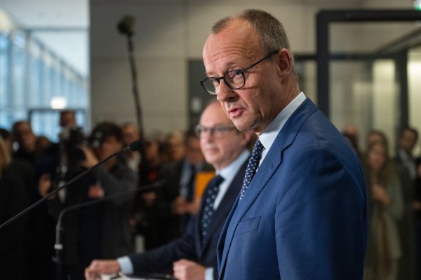 07.11.2024, Berlin: Friedrich Merz (CDU), CDU-Bundesvorsitzender und Unionsfraktionsvorsitzender, spricht auf einer Pressekonferenz im Bundestag nach dem Bruch der Ampel-Koalition". Foto: Christophe Gateau/dpa +++ dpa-Bildfunk +++ - © Christophe Gateau/dpa
