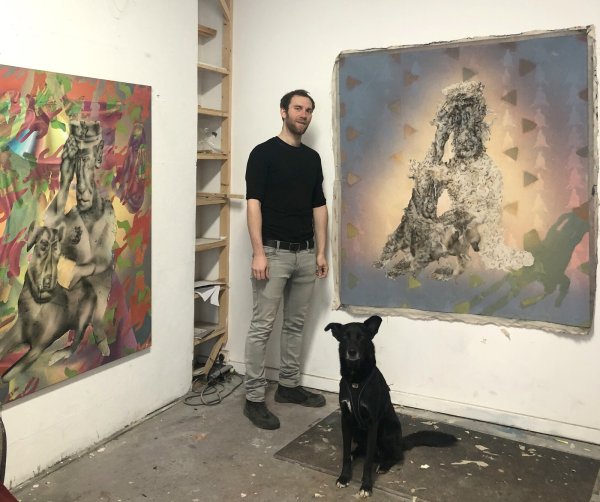 Michael Eppler in seinem Atelier. - © Bildrechte: Michael Eppler
