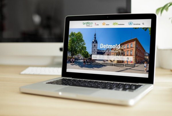 Die Stadt hat ihren Online-Auftritt aktualisiert und benutzerfreundlicher gestaltet. - © Stadt Detmold