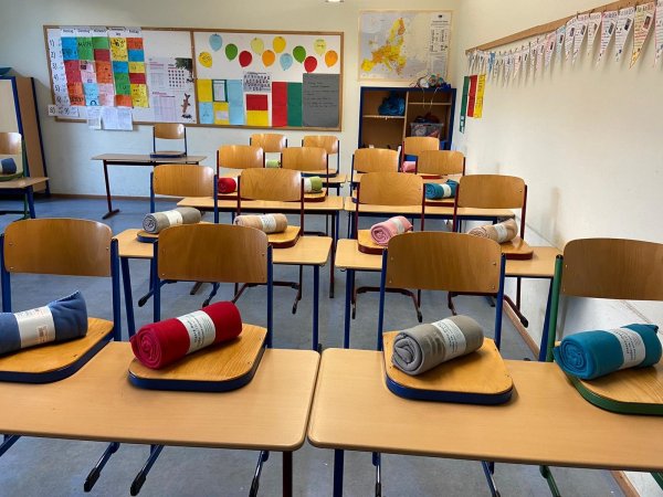Wärmende Decken für die Erprobungsstufe. - © Stadtgymnasium Detmold