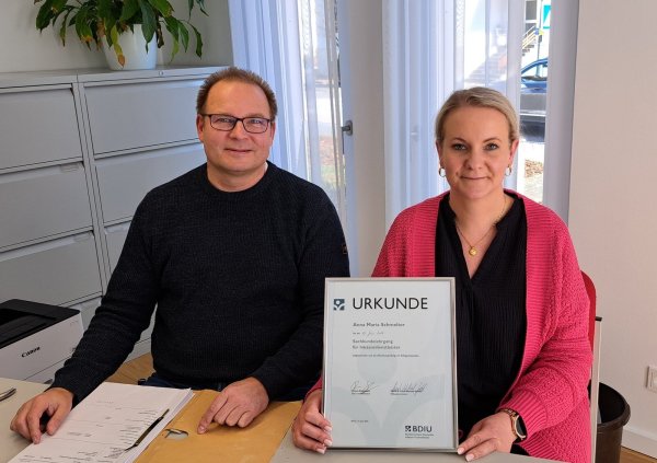 Inhaberwechsel in Gütersloh: Mario Rades hat die Geschicke des Unternhmens zu Jahresbeginn an Anna Maria Schmelter übergeben und tritt zukünftig kürzer. - © Matthias Reiprich