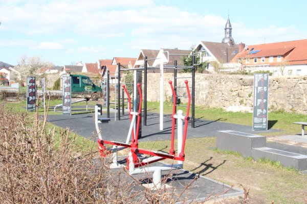 An der Calesthenics-Anlage am Eulenturm in Horn wird nun endgültig kein Basketballkorb installiert werden. Denkmalschutzgründe sprechen dagegen. - © Archivfoto: Cordula Gröne