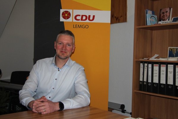 Steven Grimshaw hat im Januar den Vorsitz des Stadtverbandes der CDU übernommen. Zuletzt hatte ihn Christiane Thiel inne. - © Katrin Kantelberg