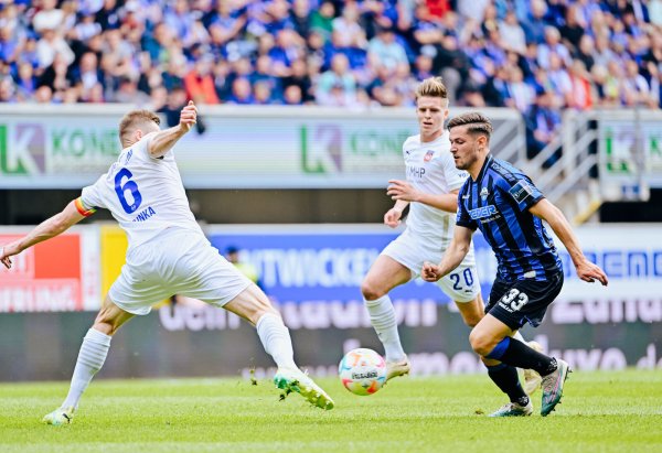 SCP-Verteidiger Marcel Hoffmeier (r.) zeigte am Sonntag beim 3:2-Heimsieg gegen Heidenheim seine wohl bislang beste Rückrunden-Leistung. - © Besim Mazhiqi