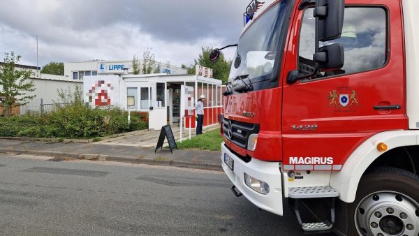 Die Feuerwehr Lemgo ist am Montag zu einem Brand nach Lieme ausgerückt. - © Freitag TV