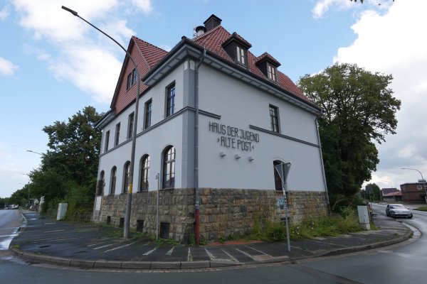 Das Haus der Jugend "Alte Post" in der Bahnhofsstraße in Horn. - © Jost Wolf