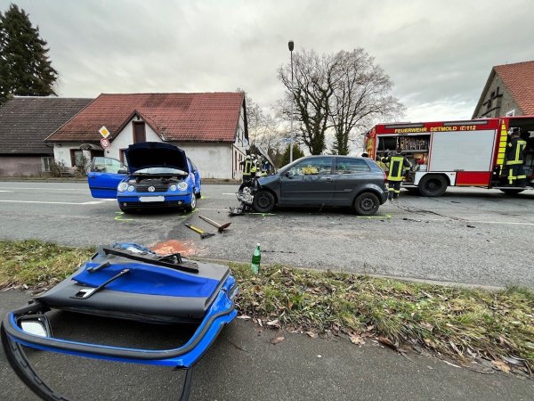 Beide Unfallbeteiligte wurden bei dem Zusammenprall verletzt. - © Freitag Medien Gruppe