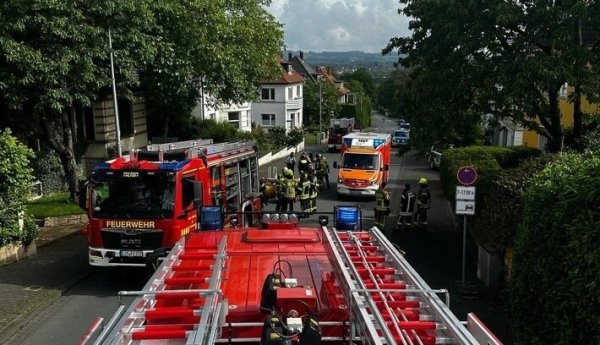 Die Detmolder Feuerwehr konnte durch ihr schnelles Eingreifen Schlimmeres verhindern. - © Feuerwehr Detmold/Christopher Rieks