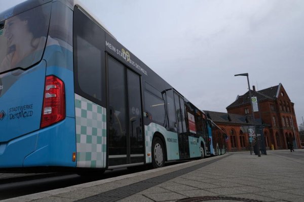 Die Detmolder Busse werden durch Baustellen ausgebremst. - © Sven Koch