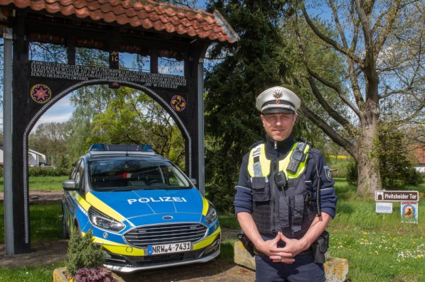 Jens Welling ist für alle Pivitsheider neuer persönlicher Ansprechpartner bei der Polizei. - © Polizei