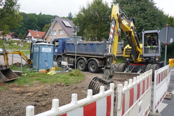 Die Haltestelle Seeblick/Hainbergstraße in Schieder wird als erstes saniert. - © Michaela Weiße