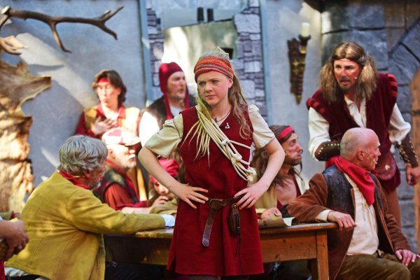 Ronja Räubertochter begeistert in Bellenberg. - © Nicole Ellerbrake