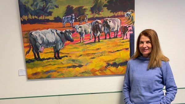 Vera Kunas stellt im Klinikum aus. - © Bildrechte: Vera Kunas