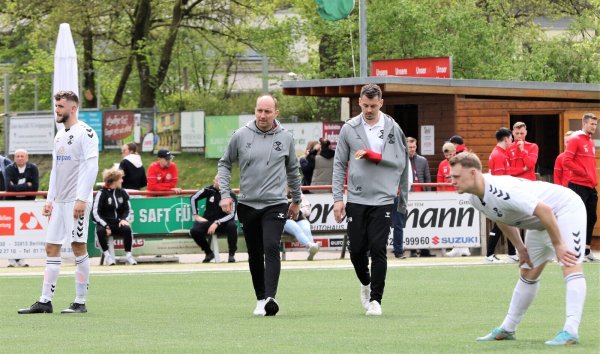 Das Trainergespann beim SV Werl-Aspe: Carsten Voelzke (links) und Lars-Frank Bürger. - © Oliver König
