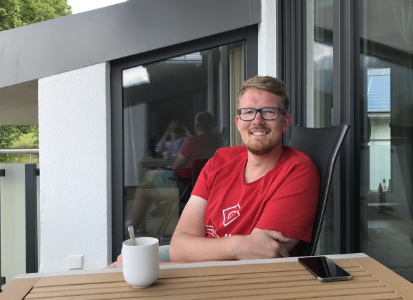 Christian Kleine hofft darauf, bald einen Stammzellenspender zu finden. - © privat