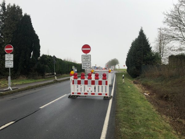 Die Sperrung an der Leopoldshöher Straße ist jetzt um eine Anlieger-Regelung ergänzt worden. - © Stadt Bad Salzuflen