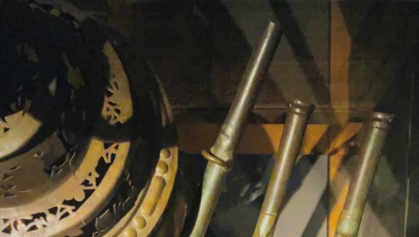 Die Wächterhörner sind im Hexenbürgermeisterhaus zu sehen. - © Stadt Lemgo