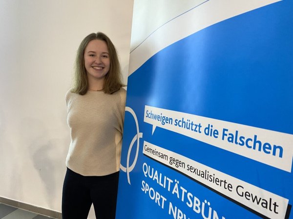 Christin Görtler, Fachkraft für Prävention sexualisierter Gewalt im Sport, steckt tief in der Materie drin und unterstützt die Vereine. - © Sebastian Lucas
