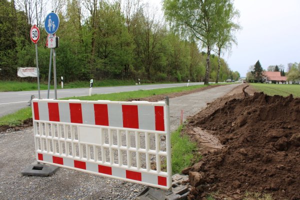 Der Radweg zwischen Barntrup und Hagen nimmt Form an. - © Lorraine Brinkmann