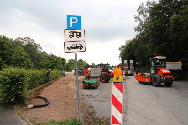 Stadt Blomberg lässt den Wohnmobilstellplatz aufhübschen - © Seda Hagemann