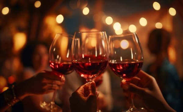 Hoch die Gläser: Der Weinmarkt in Bielefeld steht vor der Tür. - © Symbolbild: Pixabay