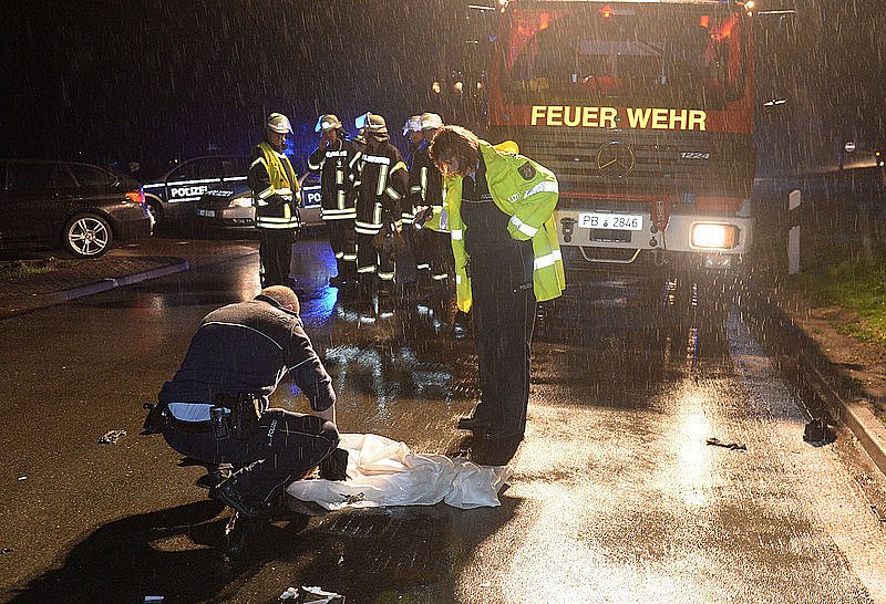 Nach Unfall auf Parkplatz an der