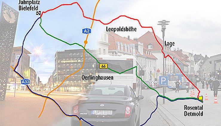 B66 bleibt der Königsweg nach Bielefeld - © Lippe