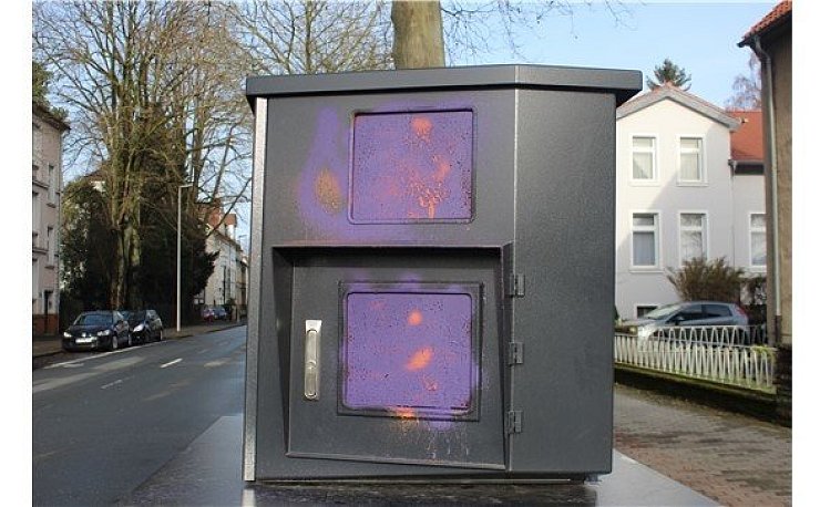 "Horst" wurde umlackiert. - © Polizei Detmold