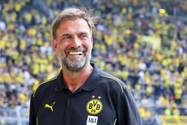 Jürgen Klopp kehrte am Samstag kurzzeitig nach Dortmund zurück - © Christoph Reichwein/dpa