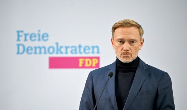 FDP-Chef Lindner hat nach der Brandenburg-Wahl nichts zu lachen. - © Anna Ross/dpa