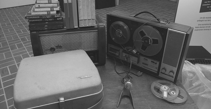 Der Hörster Spargelsender lieferte in den 70ern den Sound der Jugend. Das Equipment war dabei aber eher spartanisch. - © Archivfoto: Thorsten Engelhardt