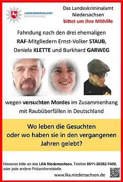 Ex-RAF-Terroristen - &copy; Foto: LKA Niedersachsen