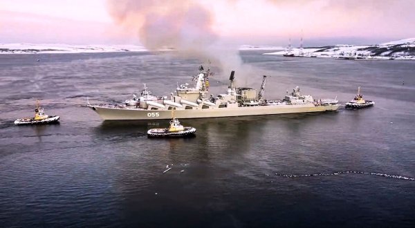 An der russischen Flottenübung in der Arktis nehmen bis zu 20 Kriegsschiffe teil. (Archivbild) - © Uncredited/Russian Defense Ministry Press Service/AP/dpa