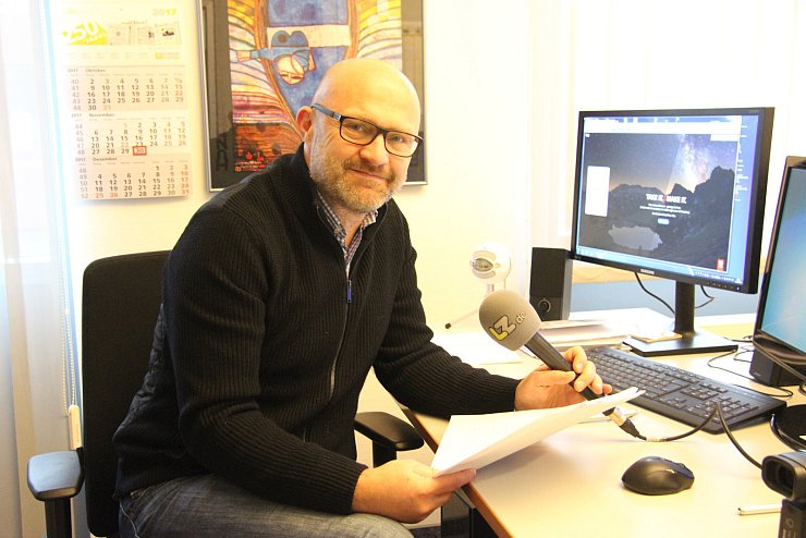 LZ-Redakteur und Krimiiautor Sven Koch ist in Vorweihnachtsstimmung - © Alexandra Schaller