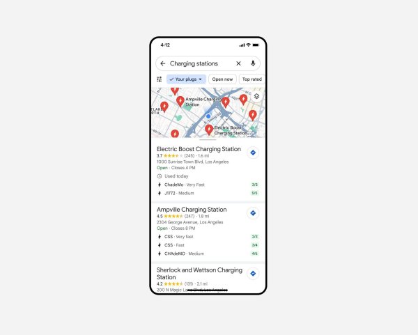Die aktuelle Version der Karten-App (Android und iOS) soll nützliche Informationen zu Ladestationen anzeigen, unter anderem wie schnell die Stationen laden. - © Google LLC/dpa-tmn