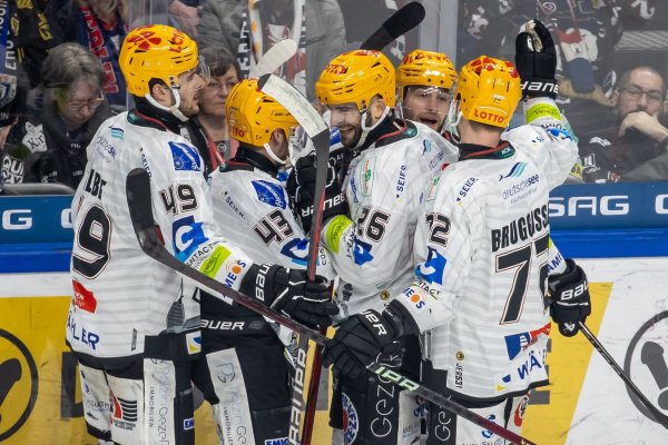 Die Fischtown Pinguins liegen in der Serie gegen Red Bull München mit 2:0 vorn. - © Andreas Gora/dpa/Archivbild