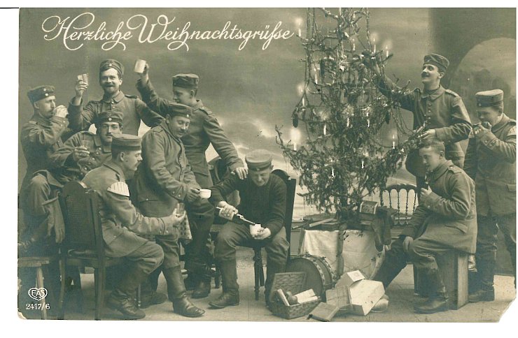 Eine Postkarte aus dem Jahr 1914. - © Privat