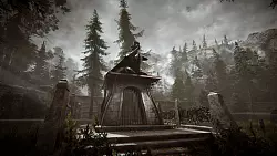 Mechanische Figuren wie hier auf einem Friedhofsgebäude gibt es in "Syberia" an vielen Stellen. - © Microids