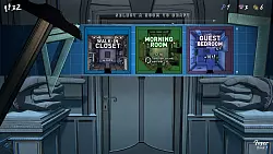 Jetzt gibt es kein Zurück mehr: Wir müssen uns für einen der drei Räume entscheiden. - © Raw Fury/Dogubomb